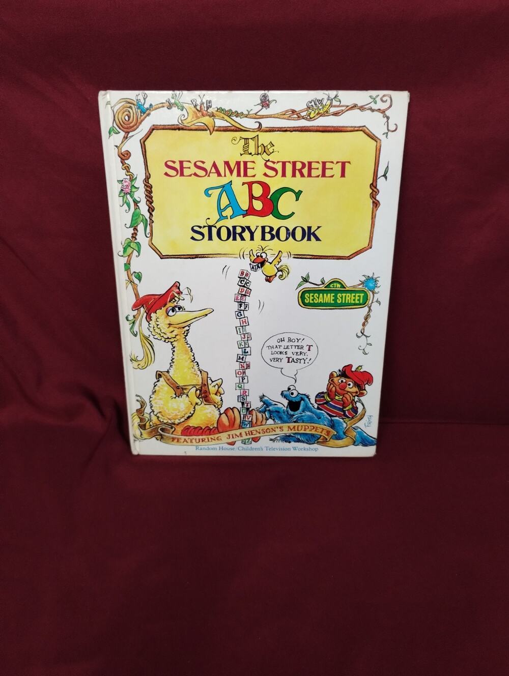 Vintage The Sesame Street ABC Storybook Hardcover 1974 Alphabet